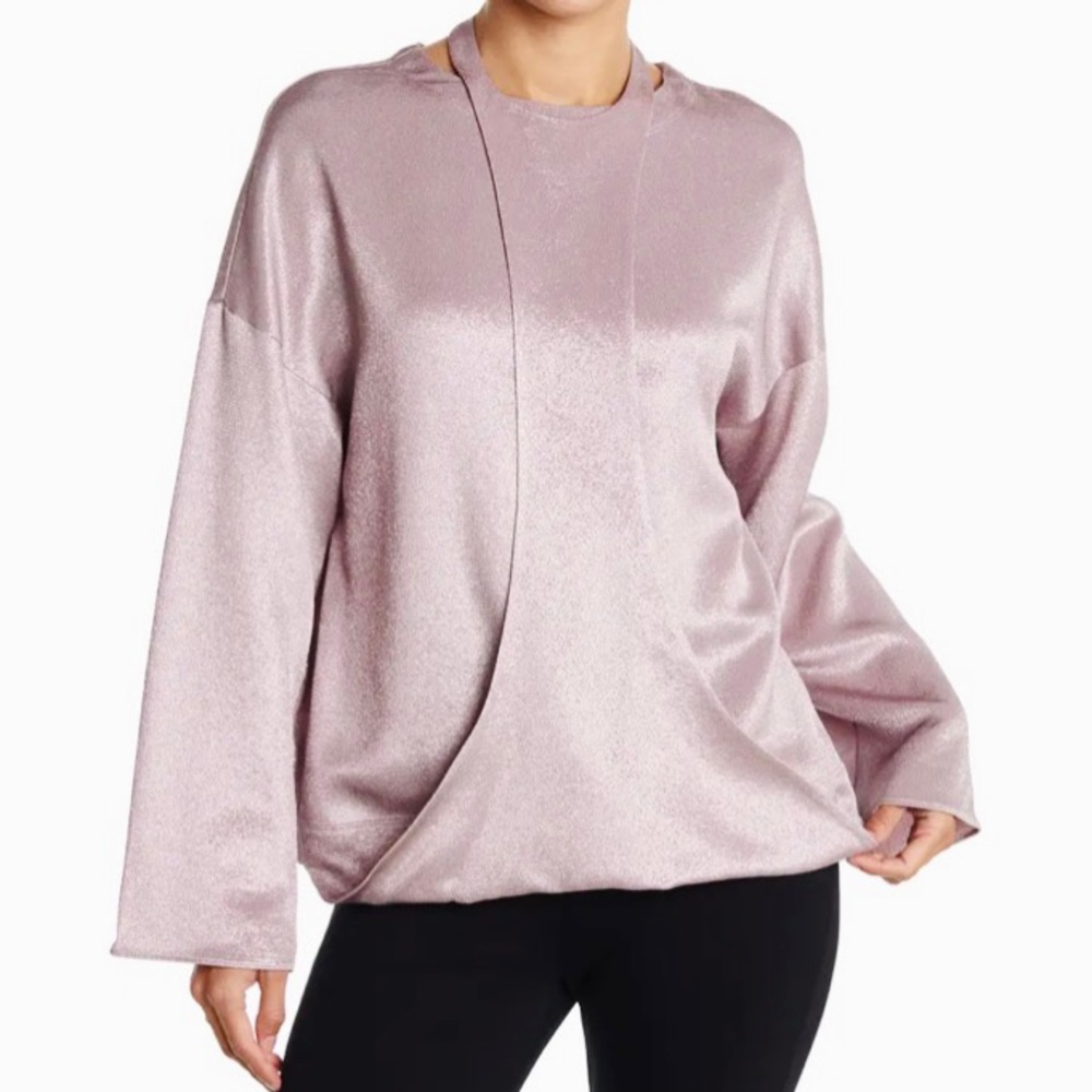 Valentino Top Long Sleeve Lilac Sz 6